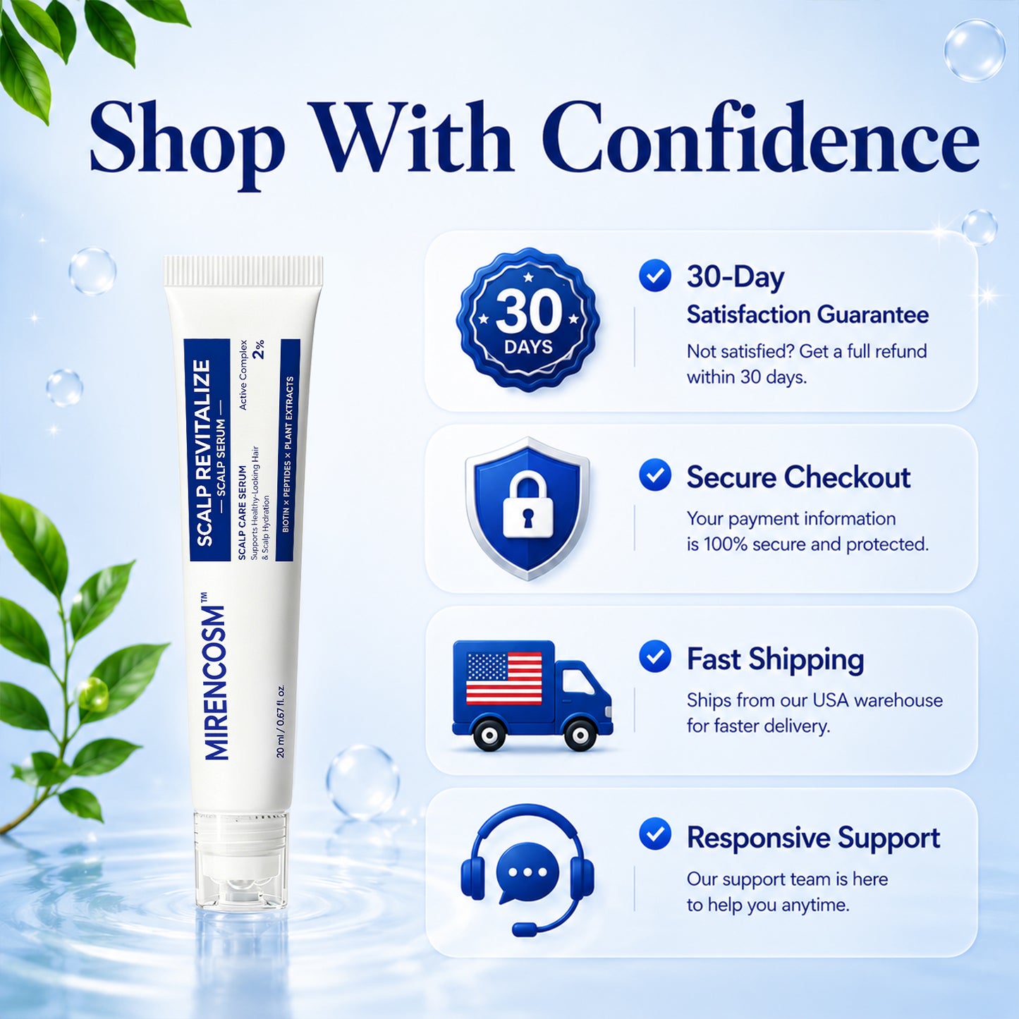 Scalp Serum | For Fuller-Looking Hair & Scalp Strengthening Roll-On Serum